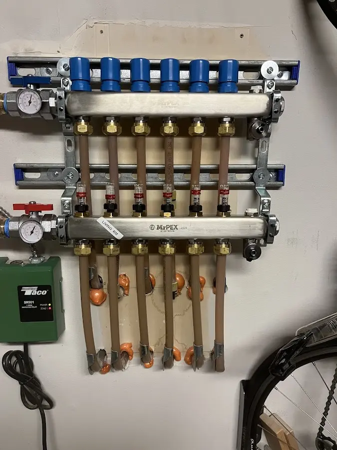 Plumber performing Leak Detection at a residential property in Ithaca